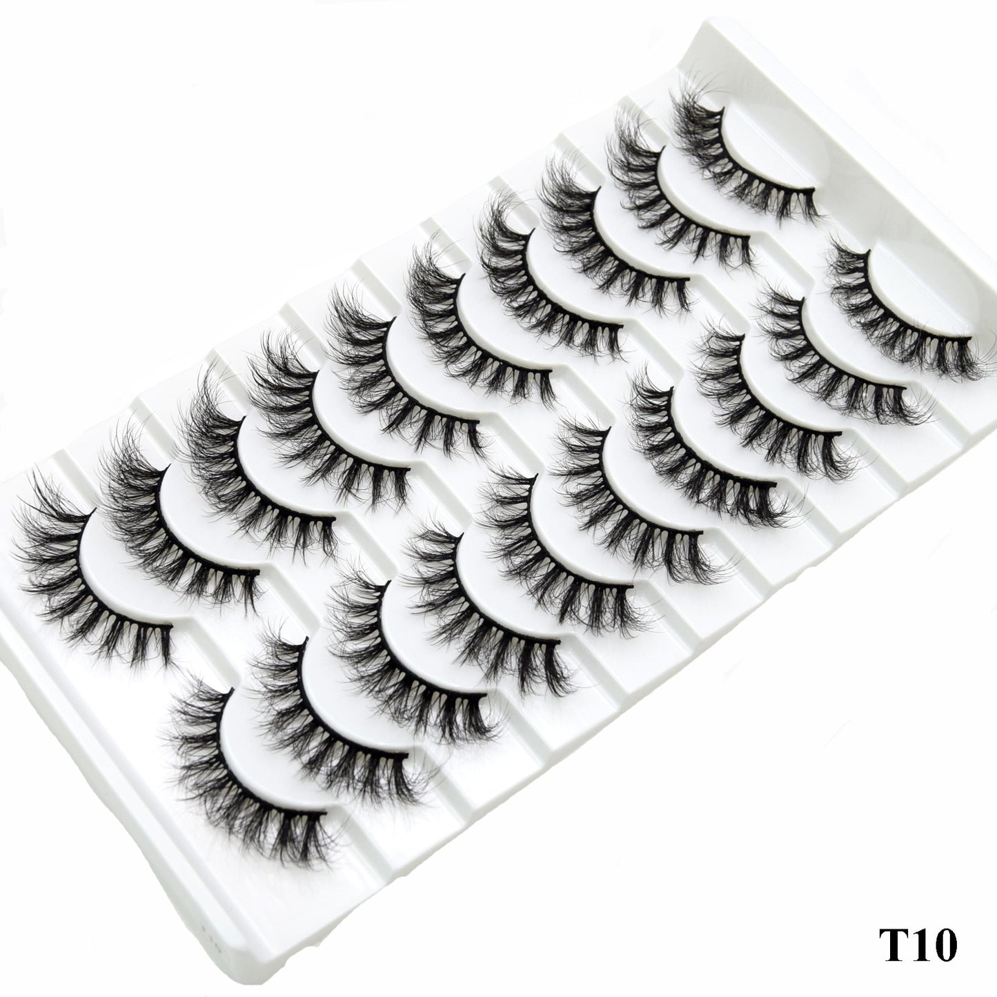 5paris/10pairs Faux Mink Eyelashes Make Up False Cils Hand Made Fake Eyelashes Wholesale Thick Eyelashes Extension