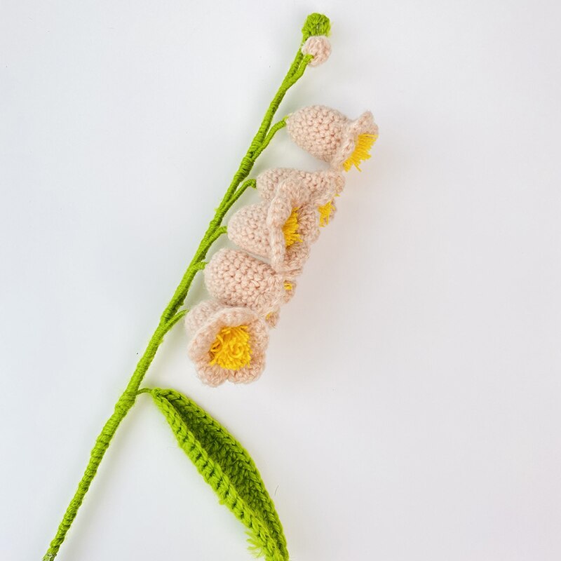 1pcs Hand-Knitted Flower Daisy Flower Lavender Sunflower Knitting Flower Knit Home Decor