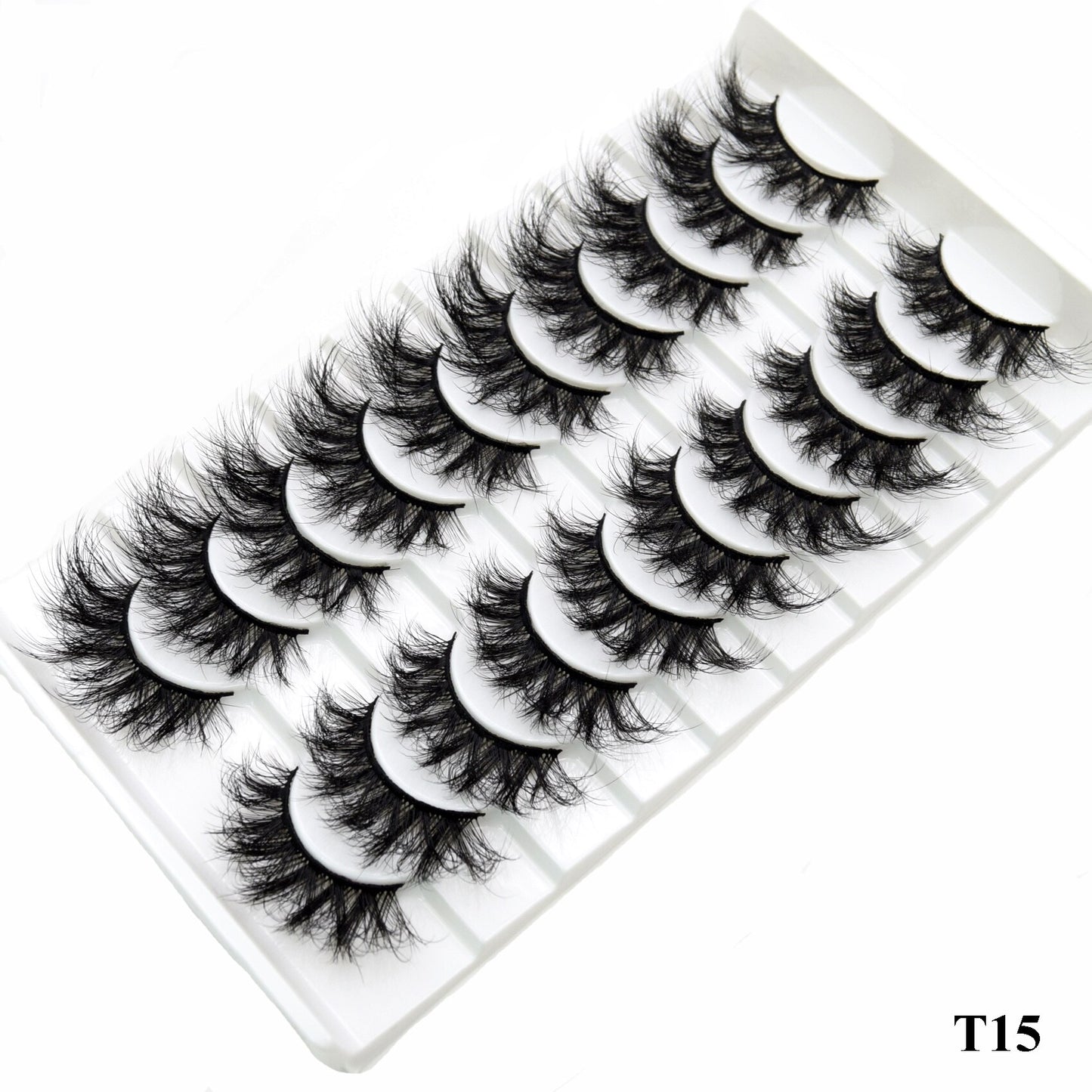 5paris/10pairs Faux Mink Eyelashes Make Up False Cils Hand Made Fake Eyelashes Wholesale Thick Eyelashes Extension