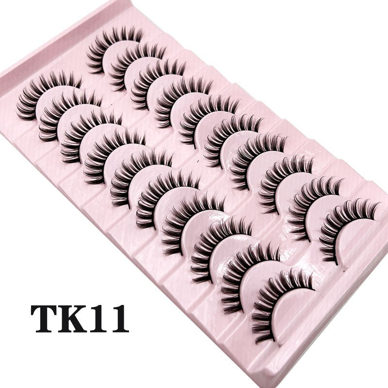 Fluffy Mink Lashes Russian Strip Lashes False Eyelashes Russian Volume Lashes