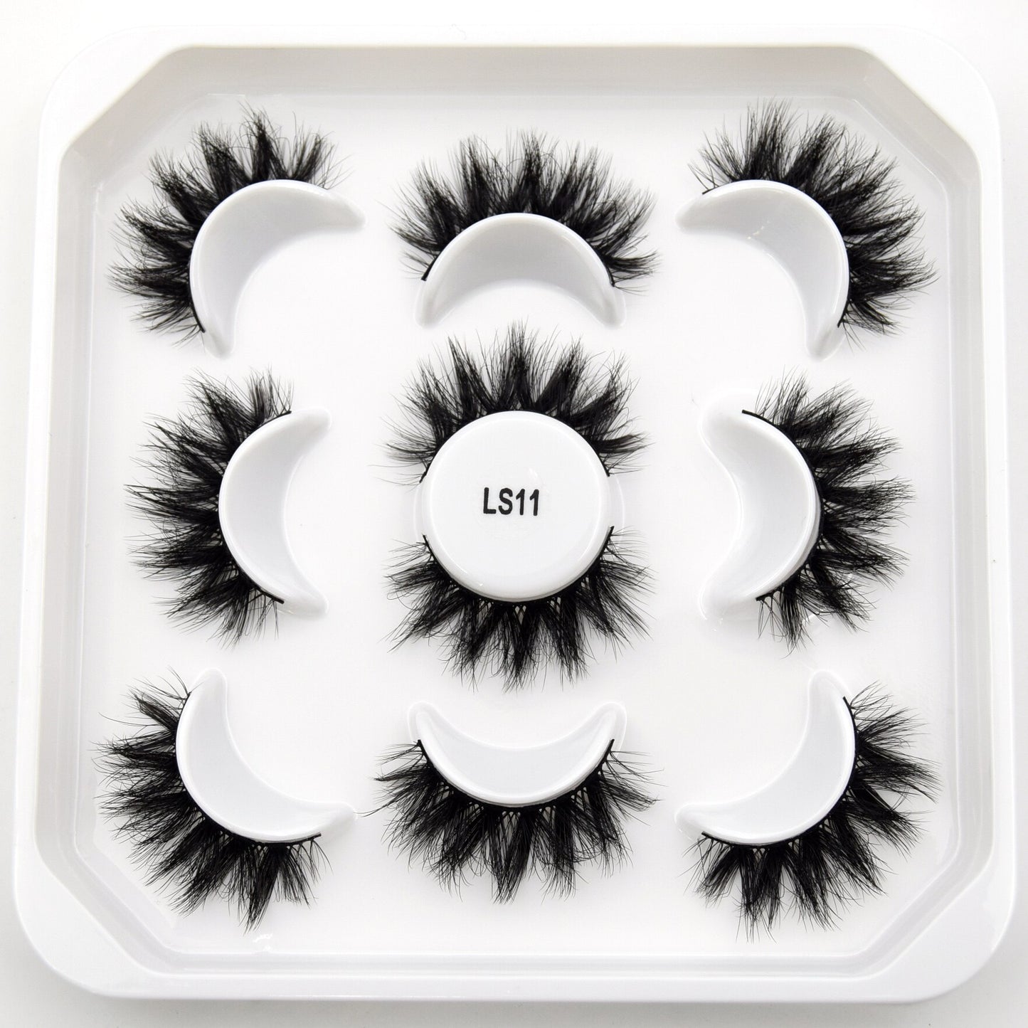 5paris/10pairs Faux Mink Eyelashes Make Up False Cils Hand Made Fake Eyelashes Wholesale Thick Eyelashes Extension