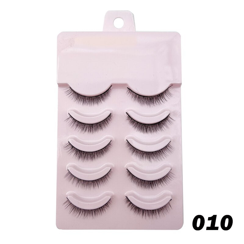 Natural False Eyelashes Extension Nude Look Eye Lashes Japanese Lashes Air Lashes