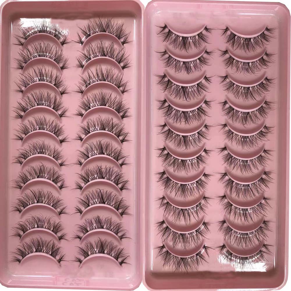 3D Mink Invisible Lash Handmade Crisscross Eyelashes