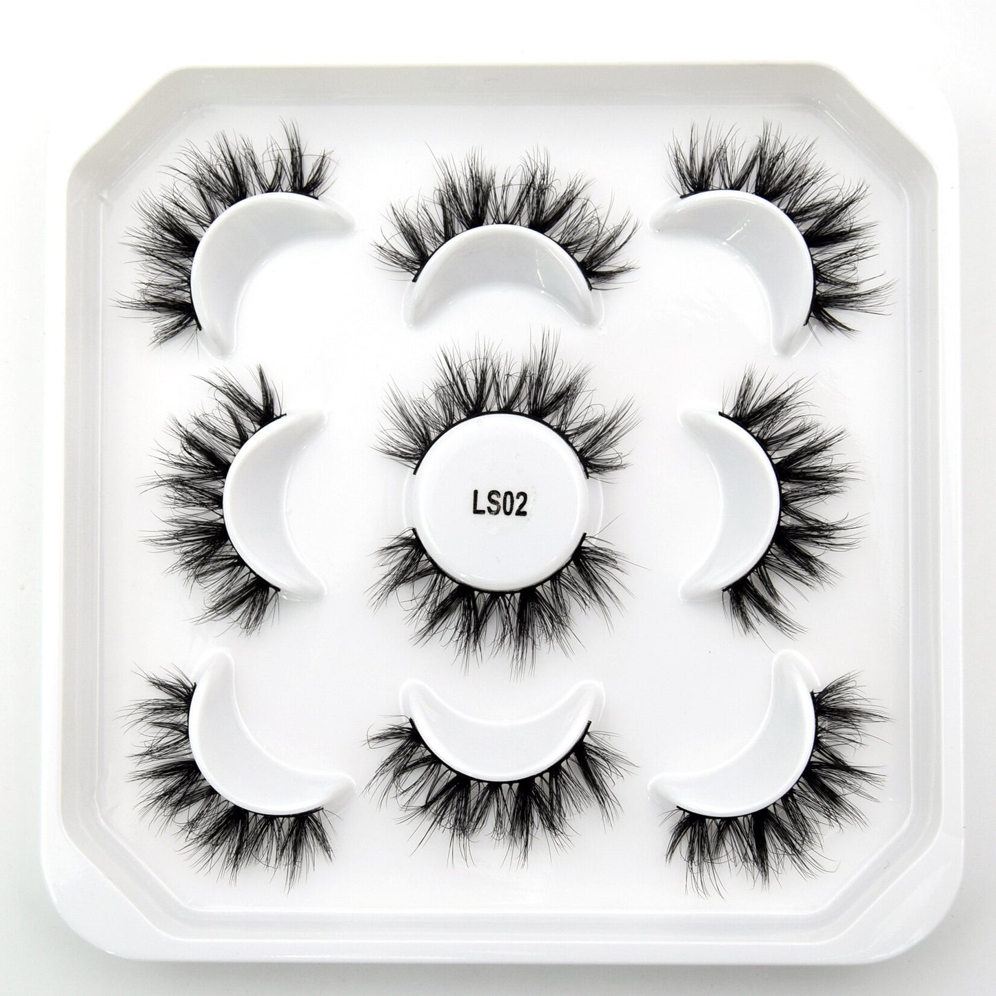5paris/10pairs Faux Mink Eyelashes Make Up False Cils Hand Made Fake Eyelashes Wholesale Thick Eyelashes Extension