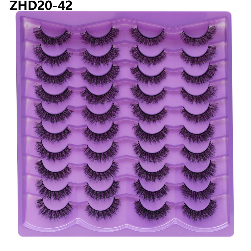 Russian Lash Strip Wispy Mink Lash Individual Eyelash Natural Eyelashes Fluffy Nagaraku False Eyelashes