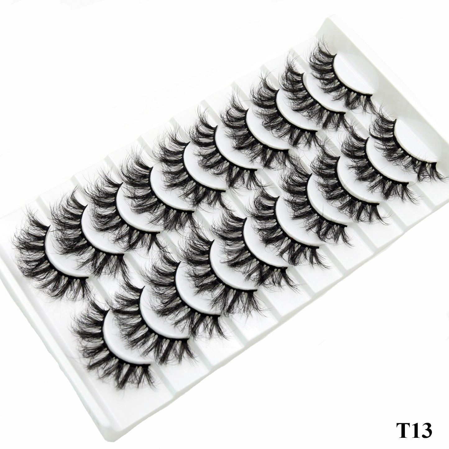 5paris/10pairs Faux Mink Eyelashes Make Up False Cils Hand Made Fake Eyelashes Wholesale Thick Eyelashes Extension