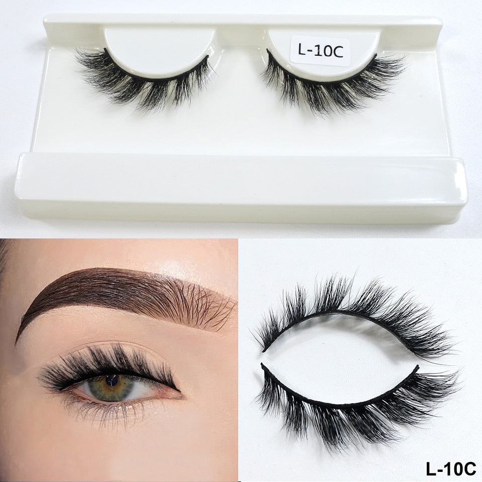 Cateye Lashes End Eye Elongate Fake Eyelashes Natural Winged Fox Eye Lashes Mink
