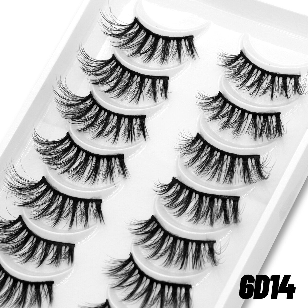 10pairs Clear Band Eye Lashes Mink Eyelashes Crisscross Transparent Band False Eyelashes Natural False Lashes