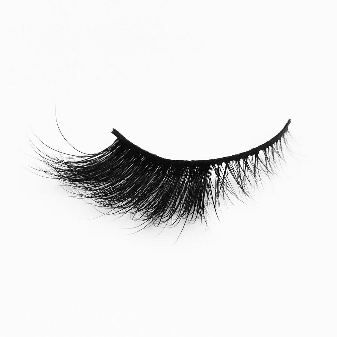 Mink Eyelashes 3D Curl Winged Natural Handmade Realistic Messy End Eye Elongated Thick False Eyelashes Soft Fake Eyelashes