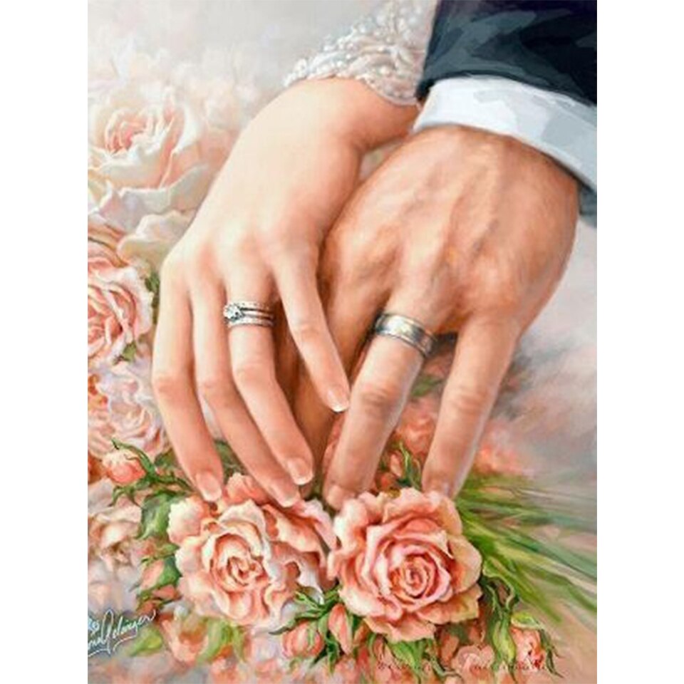 Diamond painting 5D Flower Diamond Mosaic Full Round Diamond  Embroidery DIY Rhinestone Cross stitch Home Decor Diamond painting