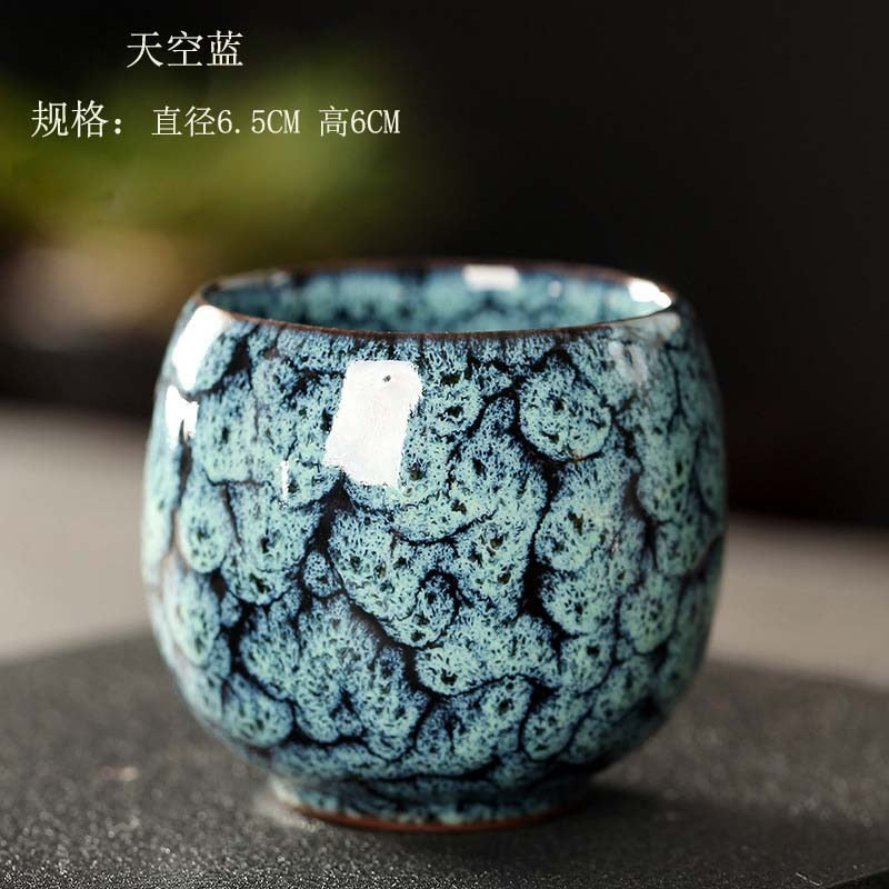 1pcs Ceramic Cup Porcelain Kung Fu Tea Cups Pottery Drinkware Tableware Coffee Mug Wine Mugs