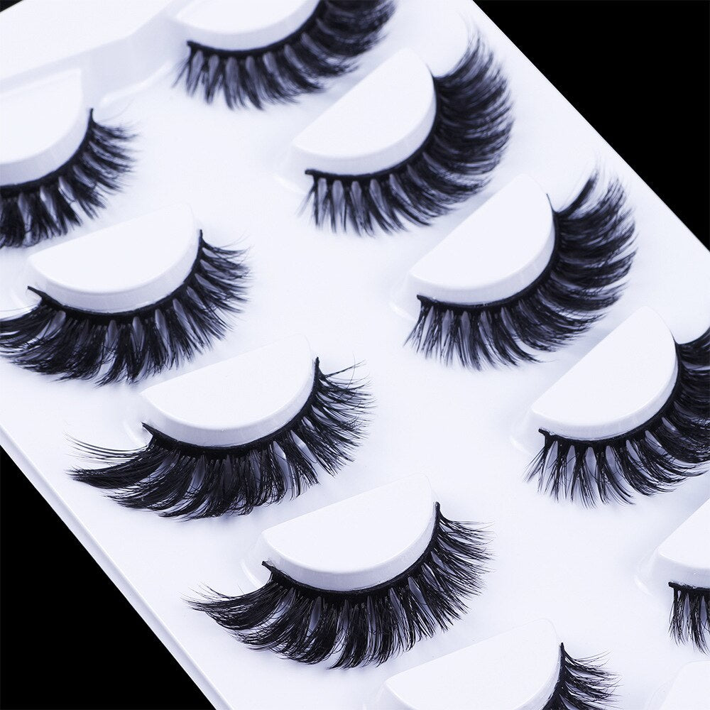 Cat eye Lash Handmade Winged Faux Eyelashes Natural Long Lashes For Eyelash Extension Eye End Lengthen For Foxy Eye