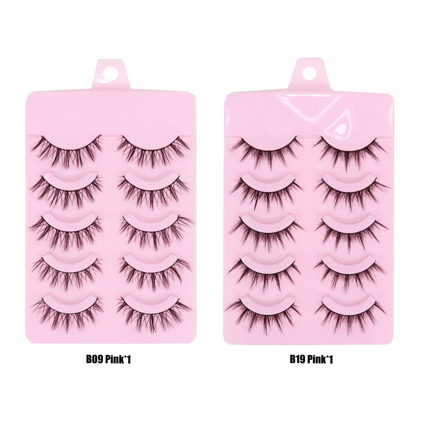 5 Pair Manga Lashes Little Devil Anime Cosplay Natural Wispy Fairy Cross Lashes Manga Fake Eyelashes