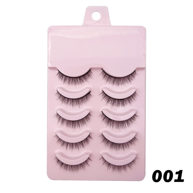 Natural False Eyelashes Extension Nude Look Eye Lashes Japanese Lashes Air Lashes