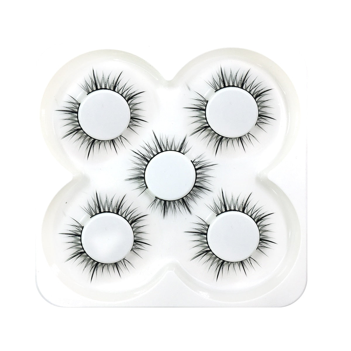 2/5Pairs Eyelashes 3D Natural False Soft Mink eyelash extension Makeup lashes