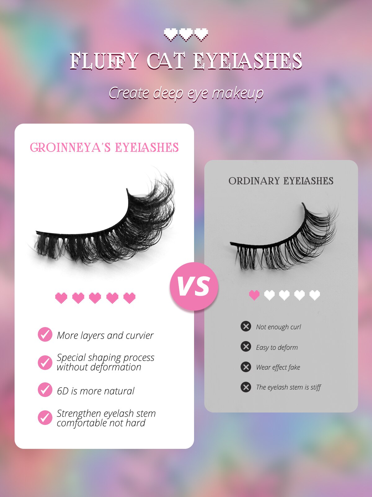 10 Pairs Natural False Eyelashes Fake Lashes Long 3d Mink Lashes Extension Eyelash Mink Eyelashes