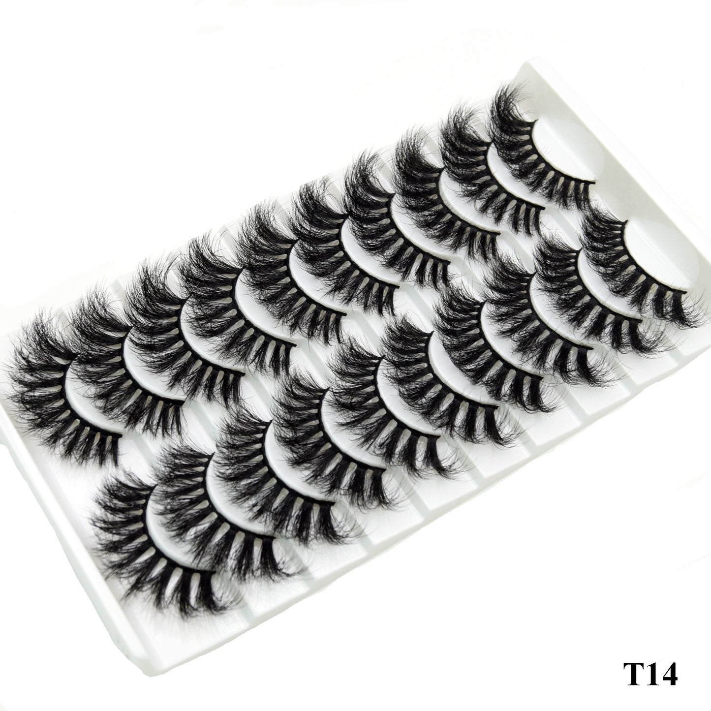 5paris/10pairs Faux Mink Eyelashes Make Up False Cils Hand Made Fake Eyelashes Wholesale Thick Eyelashes Extension