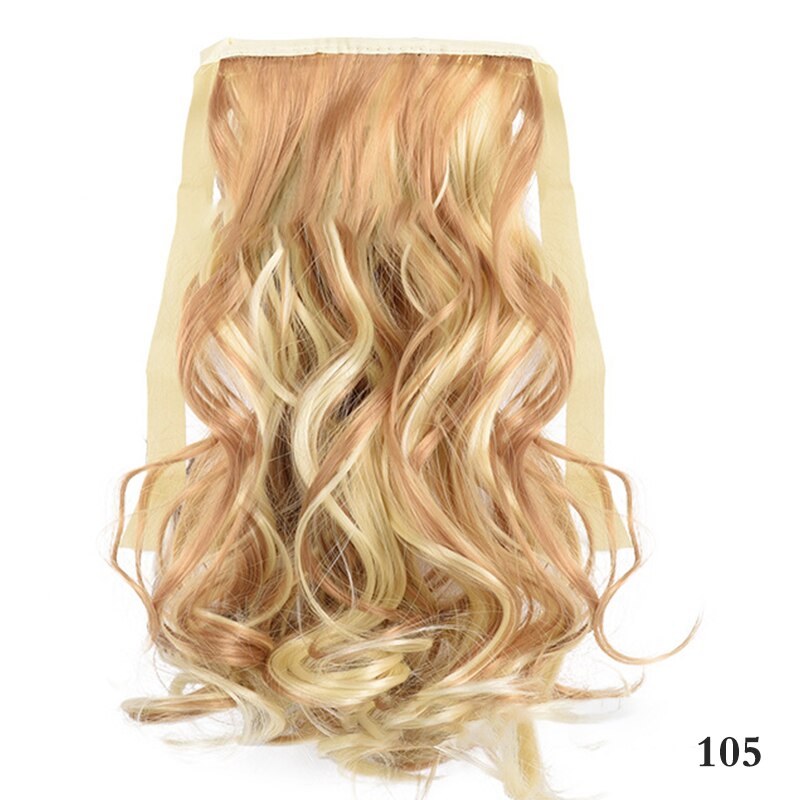 Concubine Synthetic Strappy Ponytail Hair Extensions False Tail Natural Hair Clip Horse tail Curly Organic For Women Wig