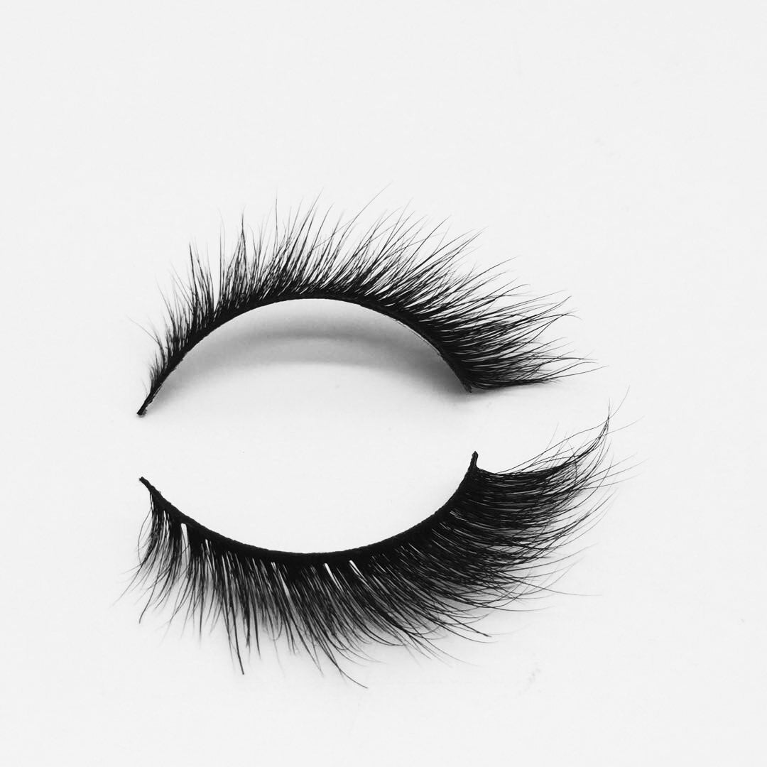 Mink Eyelashes 3D Curl Winged Natural Handmade Realistic Messy End Eye Elongated Thick False Eyelashes Soft Fake Eyelashes