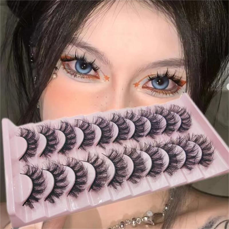 Fluffy Mink Lashes Russian Strip Lashes False Eyelashes Russian Volume Lashes