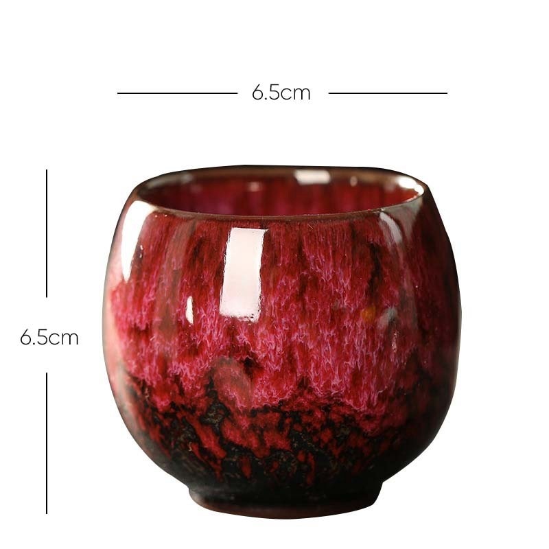 1pcs Ceramic Cup Porcelain Kung Fu Tea Cups Pottery Drinkware Tableware Coffee Mug Wine Mugs