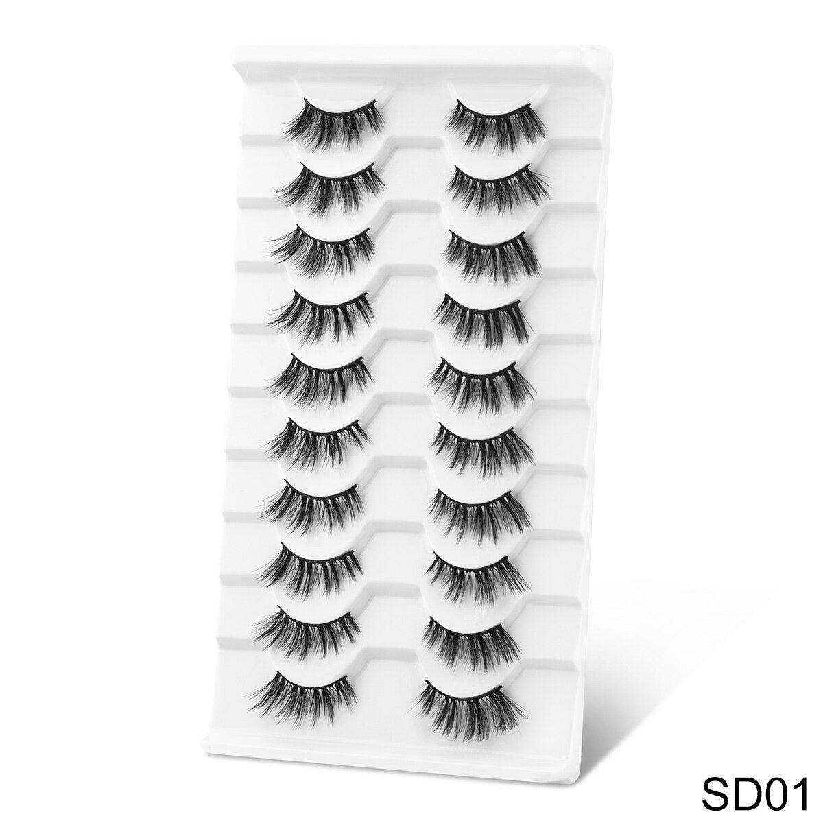 Half Eye Lashes 6D Faux Mink Natural Fluffy Eyelashes Cils Fake Eyelash Extension