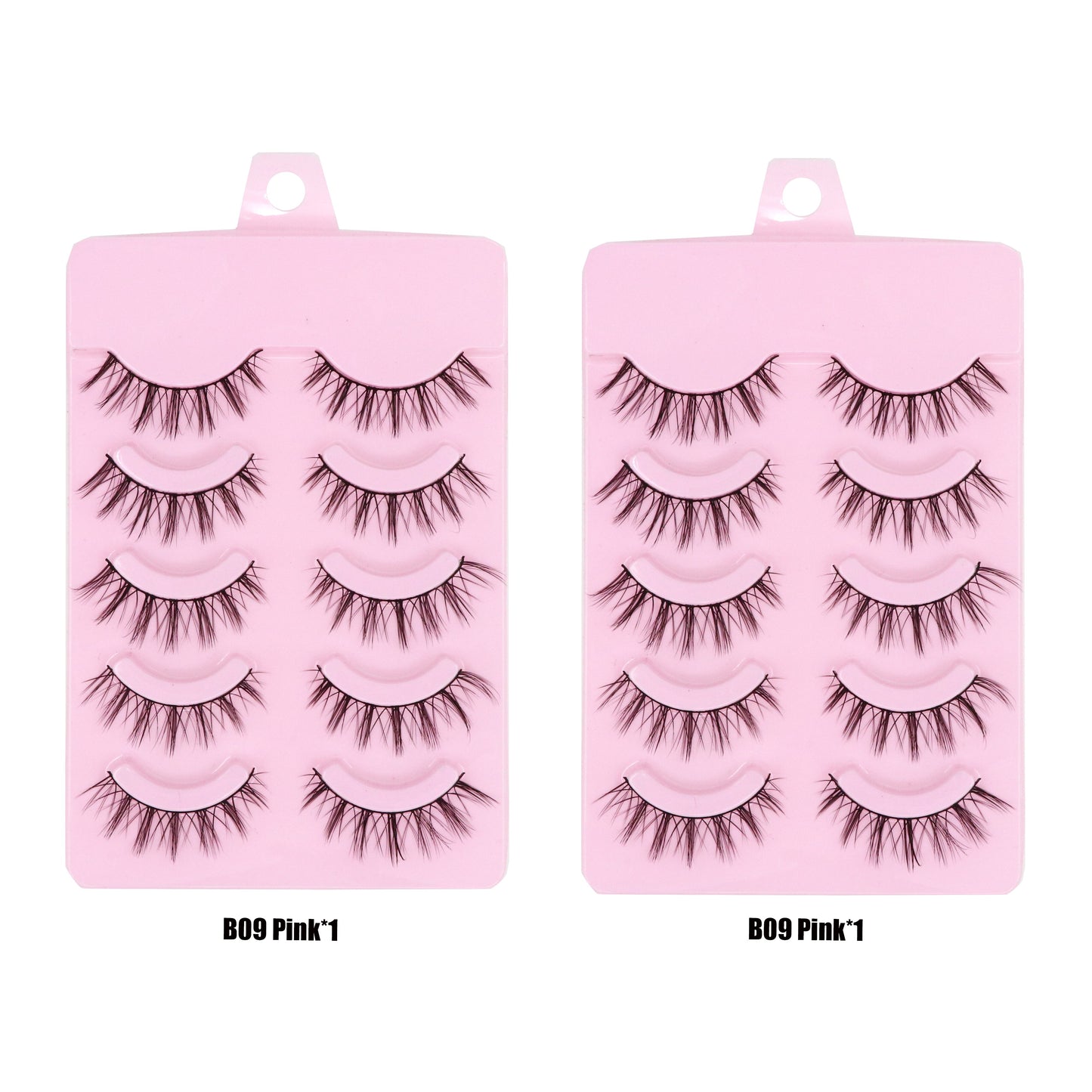 5 Pair Manga Lashes Little Devil Anime Cosplay Natural Wispy Fairy Cross Lashes Manga Fake Eyelashes