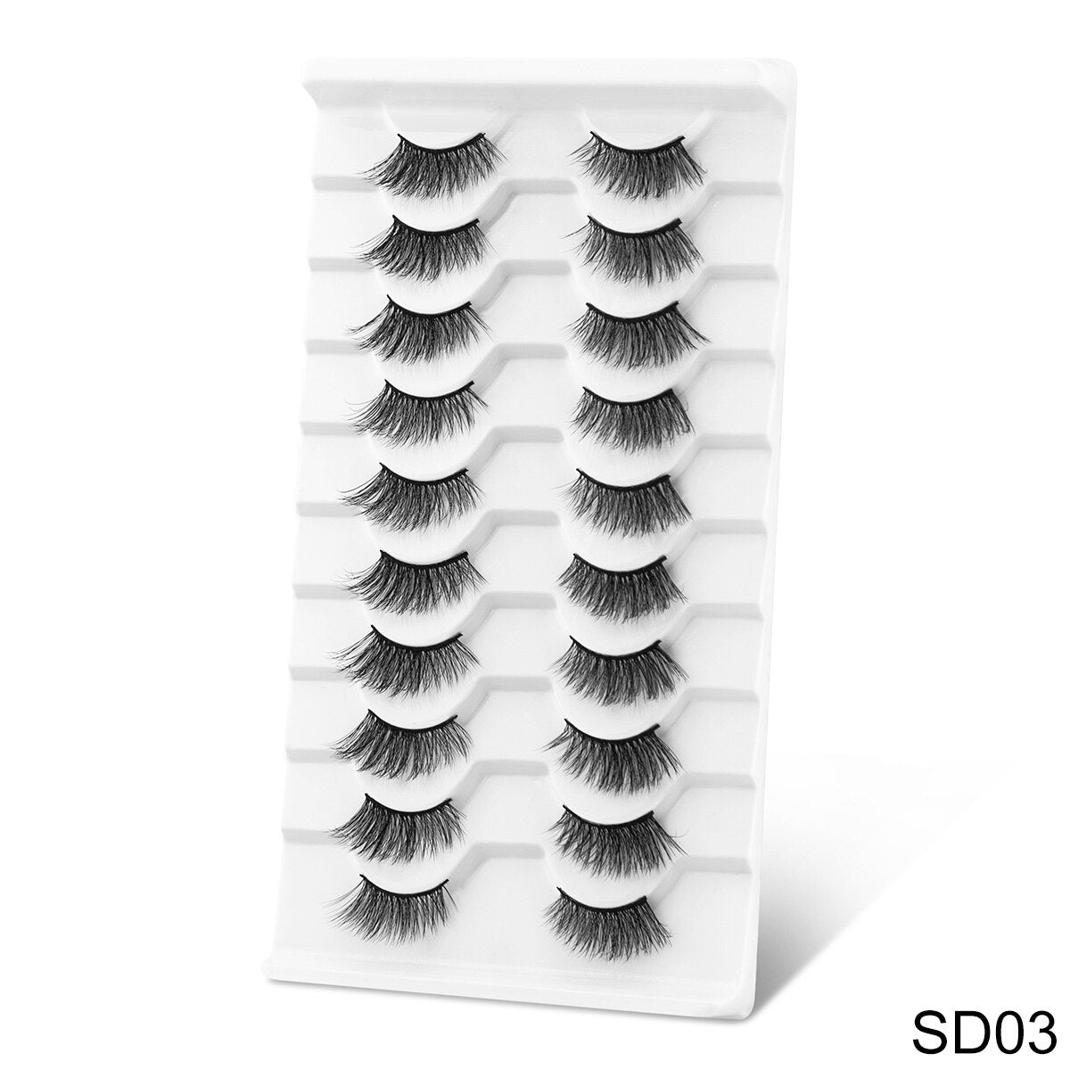 Half Eye Lashes 6D Faux Mink Natural Fluffy Eyelashes Cils Fake Eyelash Extension