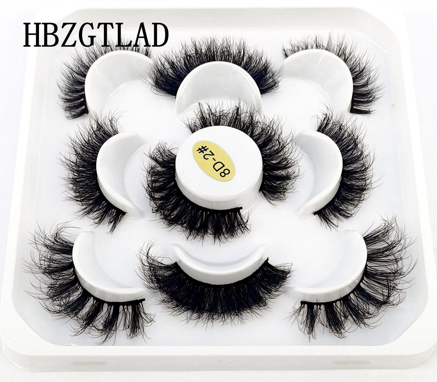 5 pairs natural false eyelashes fake lashes long makeup 3d mink lashes eyelash extension mink eyelashes for beauty