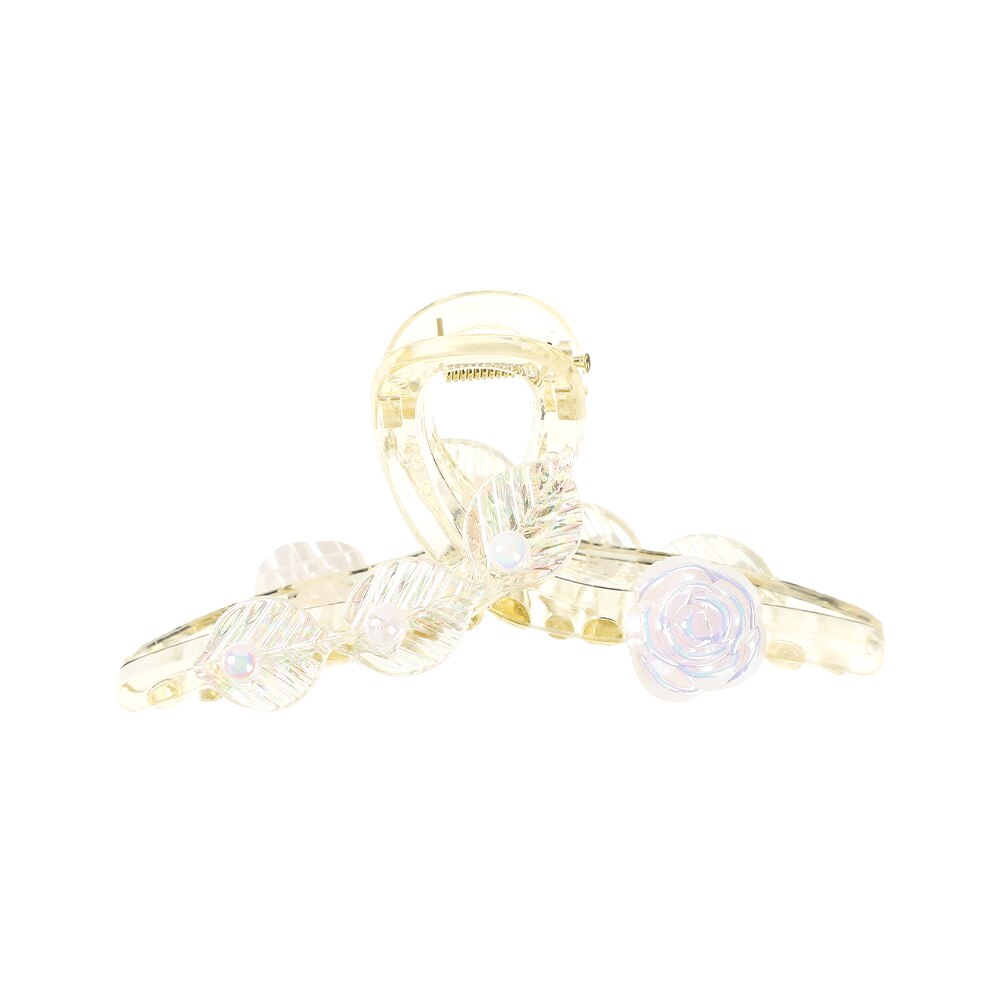 Chic Pearls Hair Claws Elegant Handmade Butterfly Hair Clips Temperament Hairpins Crab Headwear
