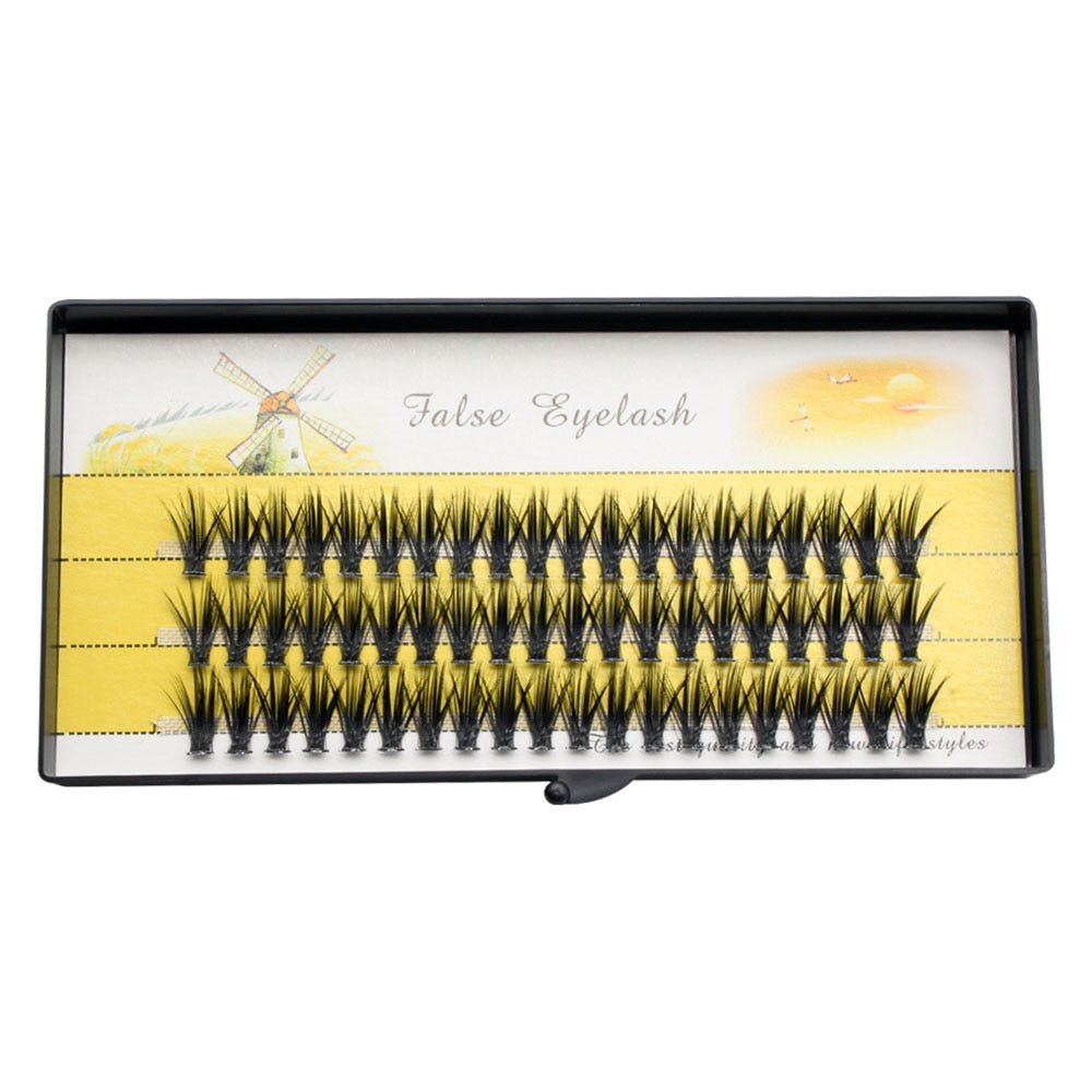 Fluffy 40D Eyelash Extension Mega Thick Natural Long Volume Effect Faux Lahses Bunche Individual