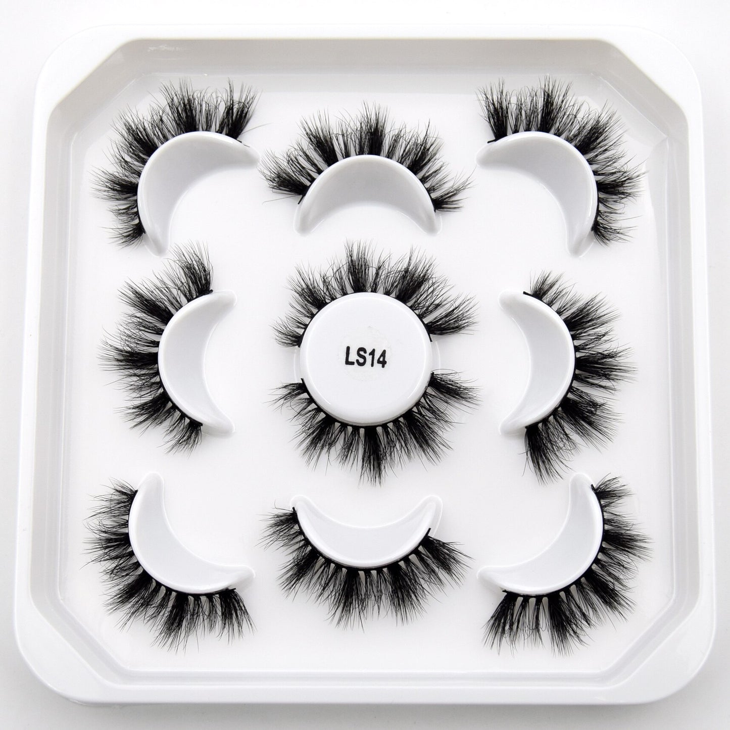 5paris/10pairs Faux Mink Eyelashes Make Up False Cils Hand Made Fake Eyelashes Wholesale Thick Eyelashes Extension