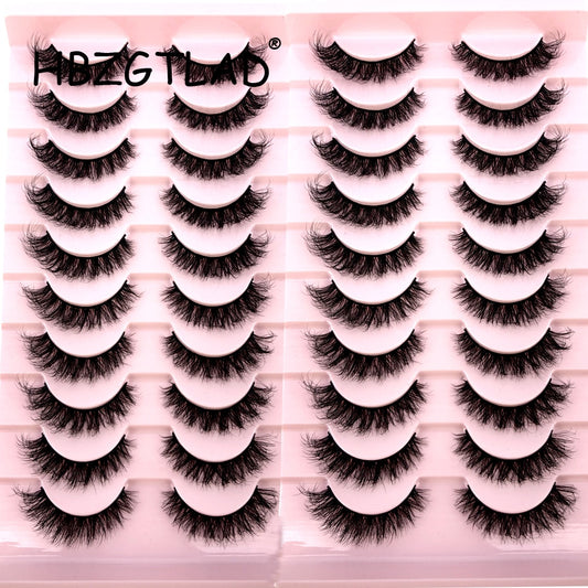 20 Pairs Natural fake eyelashes Lashes 3D mink lashes False bright lashes fadvany Eyelashes extensions of cils eyelashes