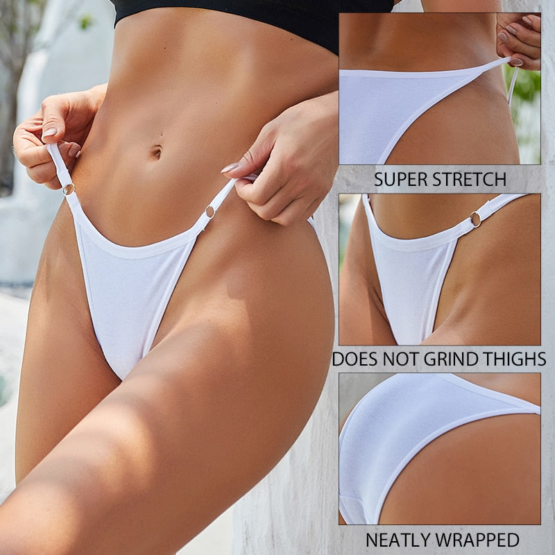 3Pcs/set Women Cotton Panties Low Waist Bikini Briefs M-2XL Ladies Underwear Female Soft Solid Underpants Lingerie