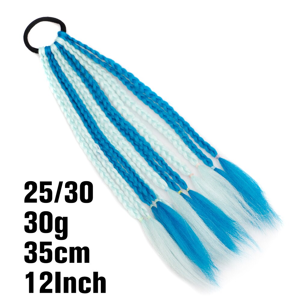 Synthetic Heat Resistant Braided Fishtail Fishbone Drawstring Ponytail Hairpiece Blonde Hair Extensions For Woman