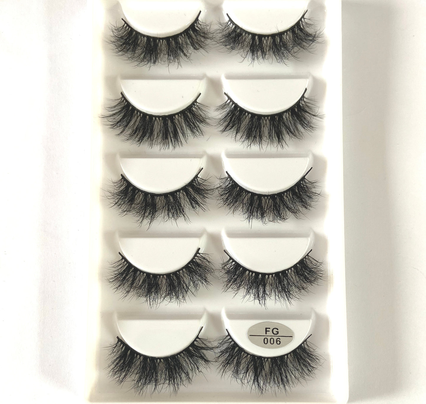 5 Pairs Handmade 3d mink lashes short False Eyelashes Dense Natural Long Messy Eye Lashes Reusable Stage False Eyelashes