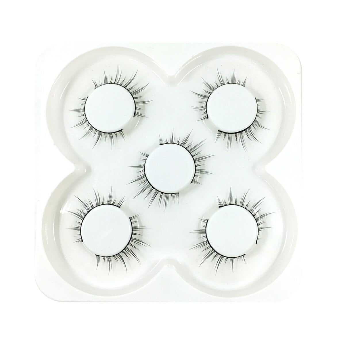 2/5Pairs Eyelashes 3D Natural False Soft Mink eyelash extension Makeup lashes