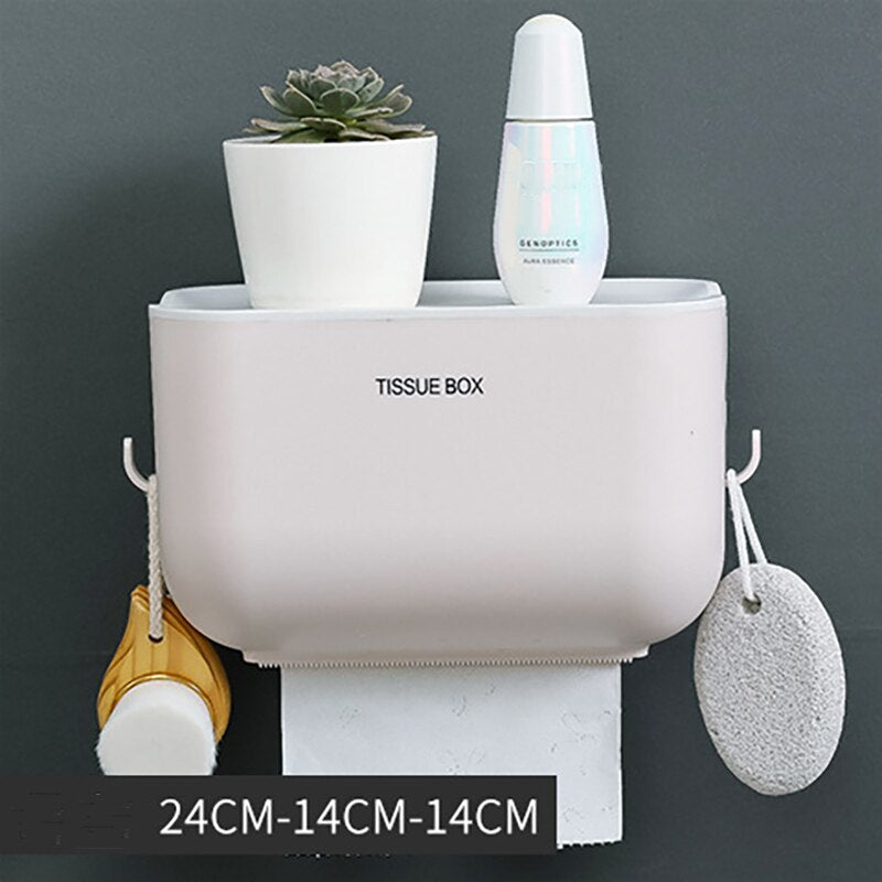 Toilet Paper Holder with Induction Light Bathroom Accessories Storag Rack Bathroom Shelf for Home Improvement Wall Shelf