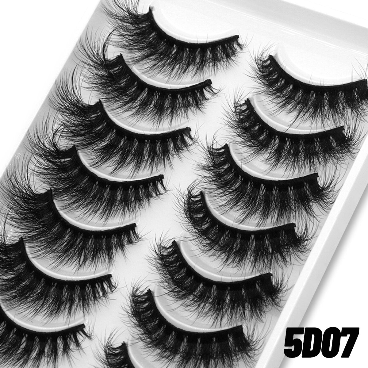 Natural Long 10 Pairs 3D Mink False Eyelashes Fake Lashes Mink Lashes Cat Eye lashes Short Eyelashes