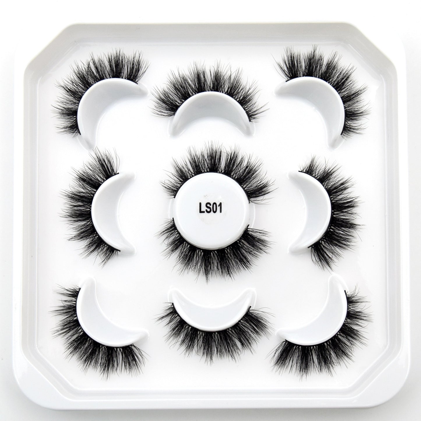 5paris/10pairs Faux Mink Eyelashes Make Up False Cils Hand Made Fake Eyelashes Wholesale Thick Eyelashes Extension