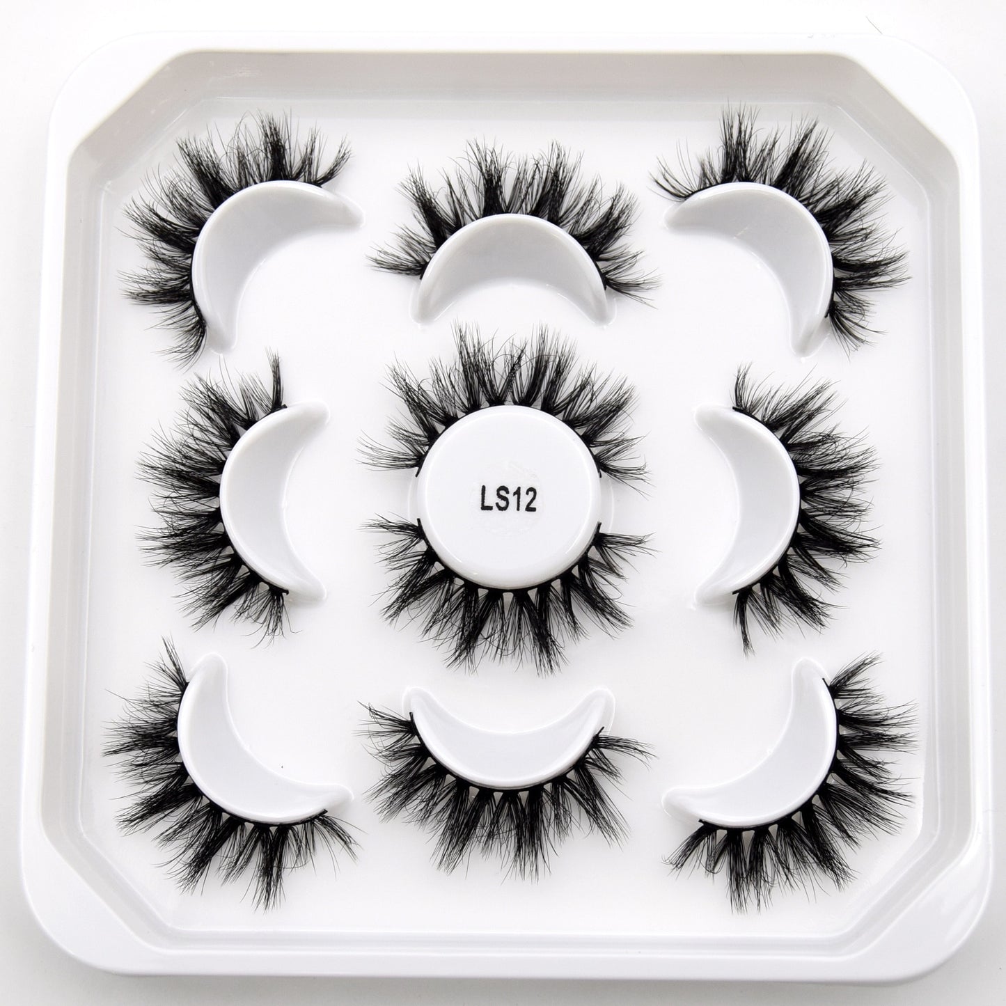 5paris/10pairs Faux Mink Eyelashes Make Up False Cils Hand Made Fake Eyelashes Wholesale Thick Eyelashes Extension