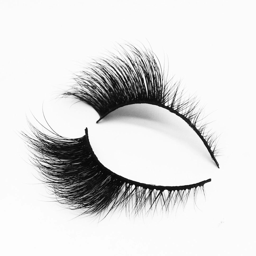 Mink Eyelashes 3D Curl Winged Natural Handmade Realistic Messy End Eye Elongated Thick False Eyelashes Soft Fake Eyelashes