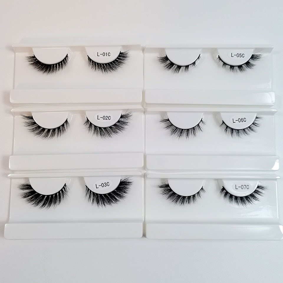 Cateye Lashes End Eye Elongate Fake Eyelashes Natural Winged Fox Eye Lashes Mink