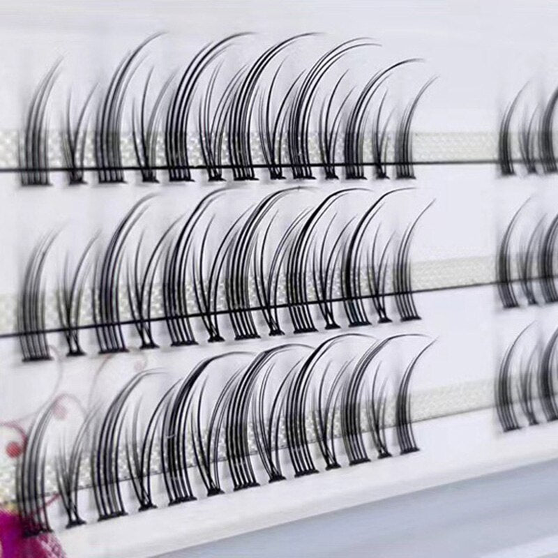 Segmented False Eyelashes Cos Eye Lashes Natural Simulation Eyelashes Japanese 5 Pairs