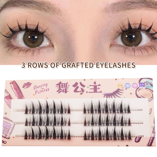 Manga Natural Lashes False Eyelashes Cos Handmade Devil Big Eyes Cluster False Lashes Eyelashes Extension
