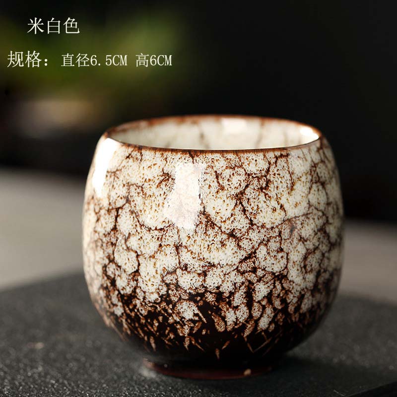 1pcs Ceramic Cup Porcelain Kung Fu Tea Cups Pottery Drinkware Tableware Coffee Mug Wine Mugs