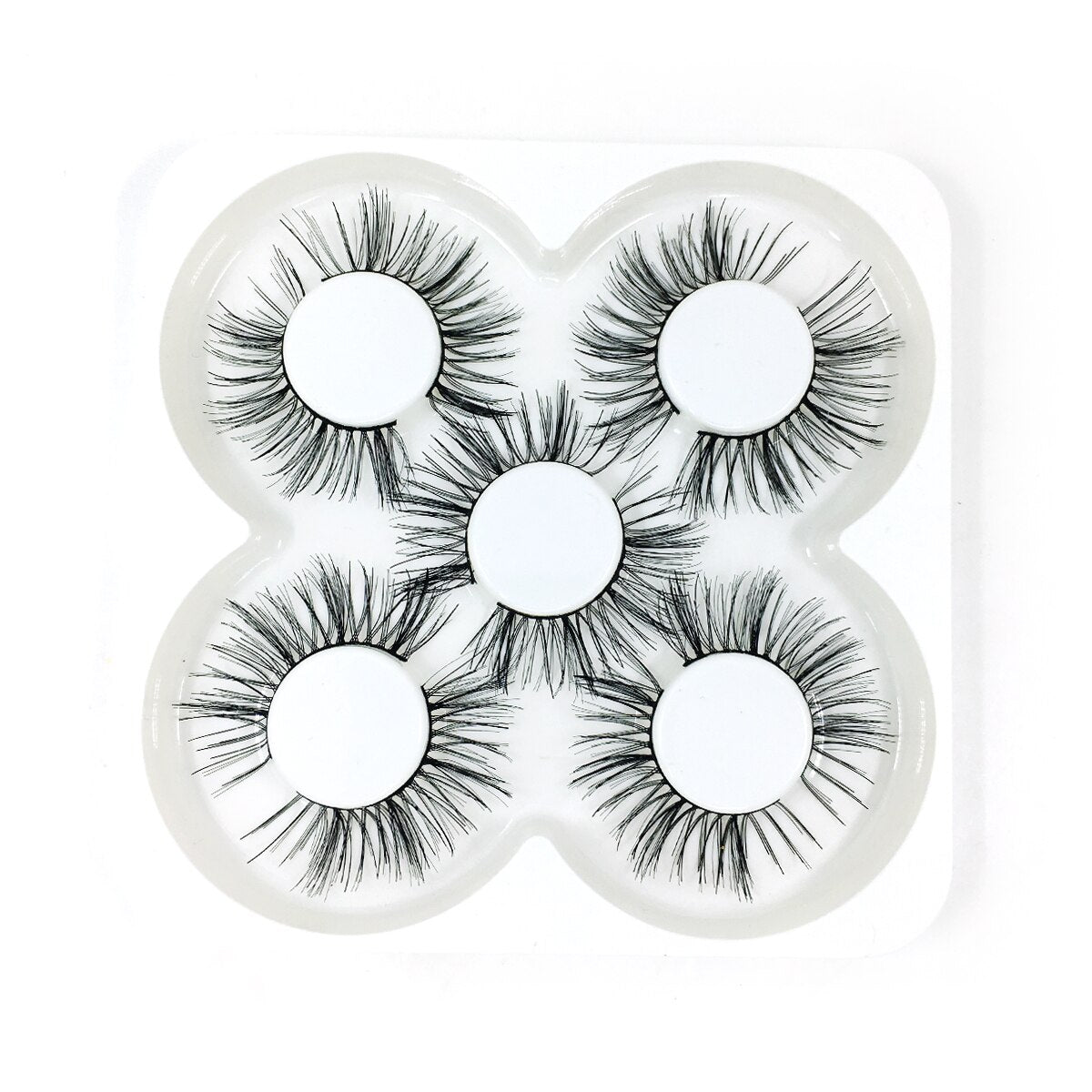 2/5Pairs Eyelashes 3D Natural False Soft Mink eyelash extension Makeup lashes
