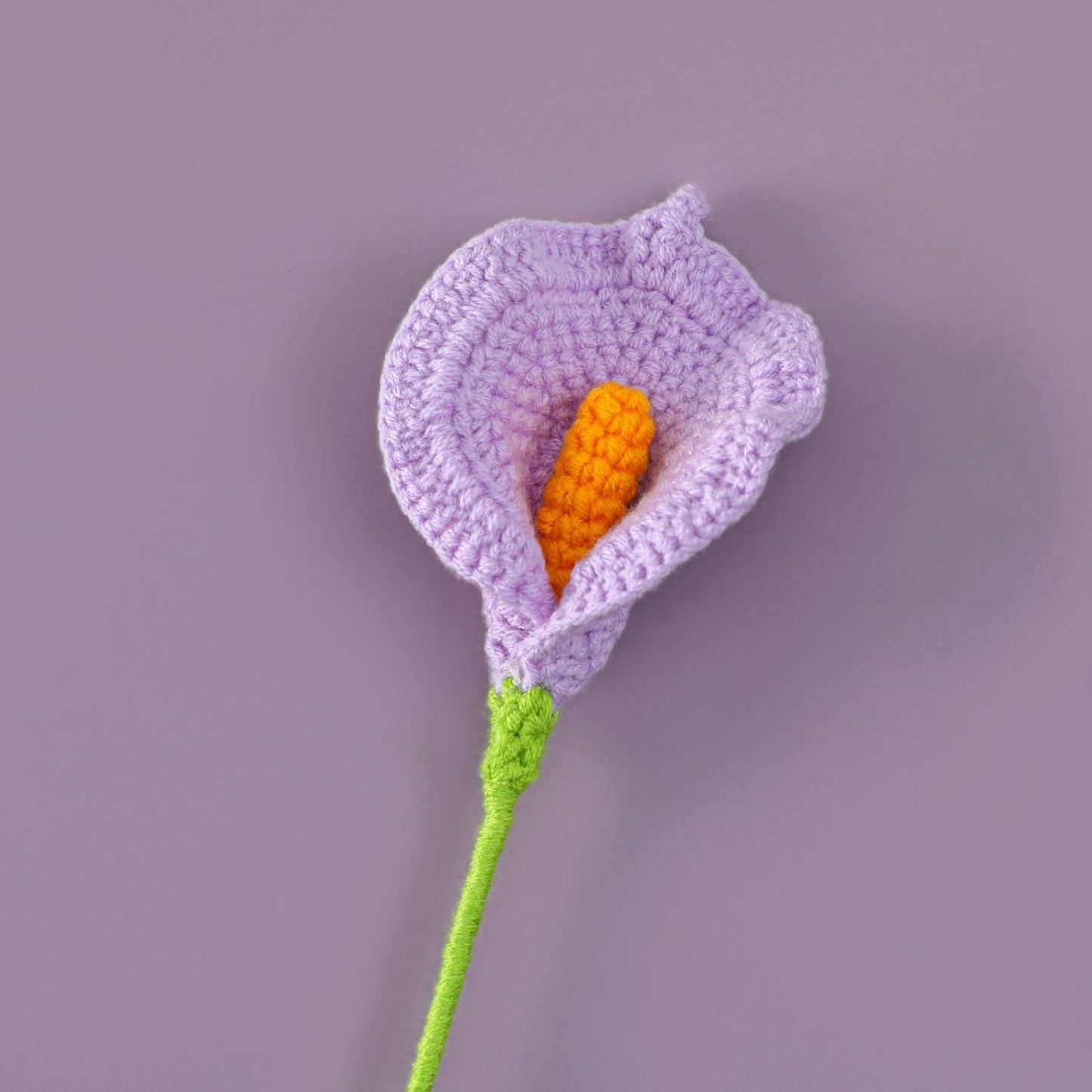 Knit Flower Lily Tulips Fake Flowers Bouquet Decoration Hand-woven Home Decorate Creative Knitting Flowers