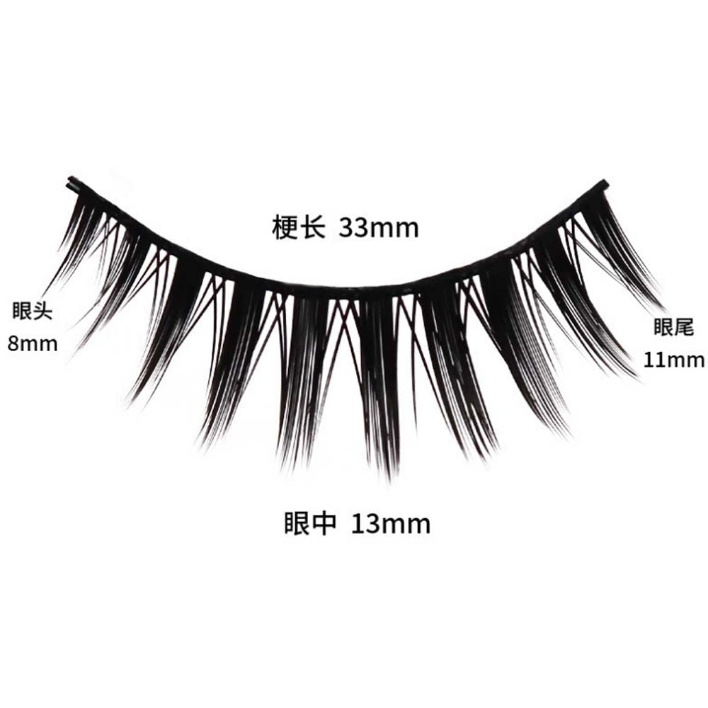 5 Pairs Eyelashes Performance Eyelash Handmade Acrylic Cross Eyelash Female Japanese 3D Natural Lashes