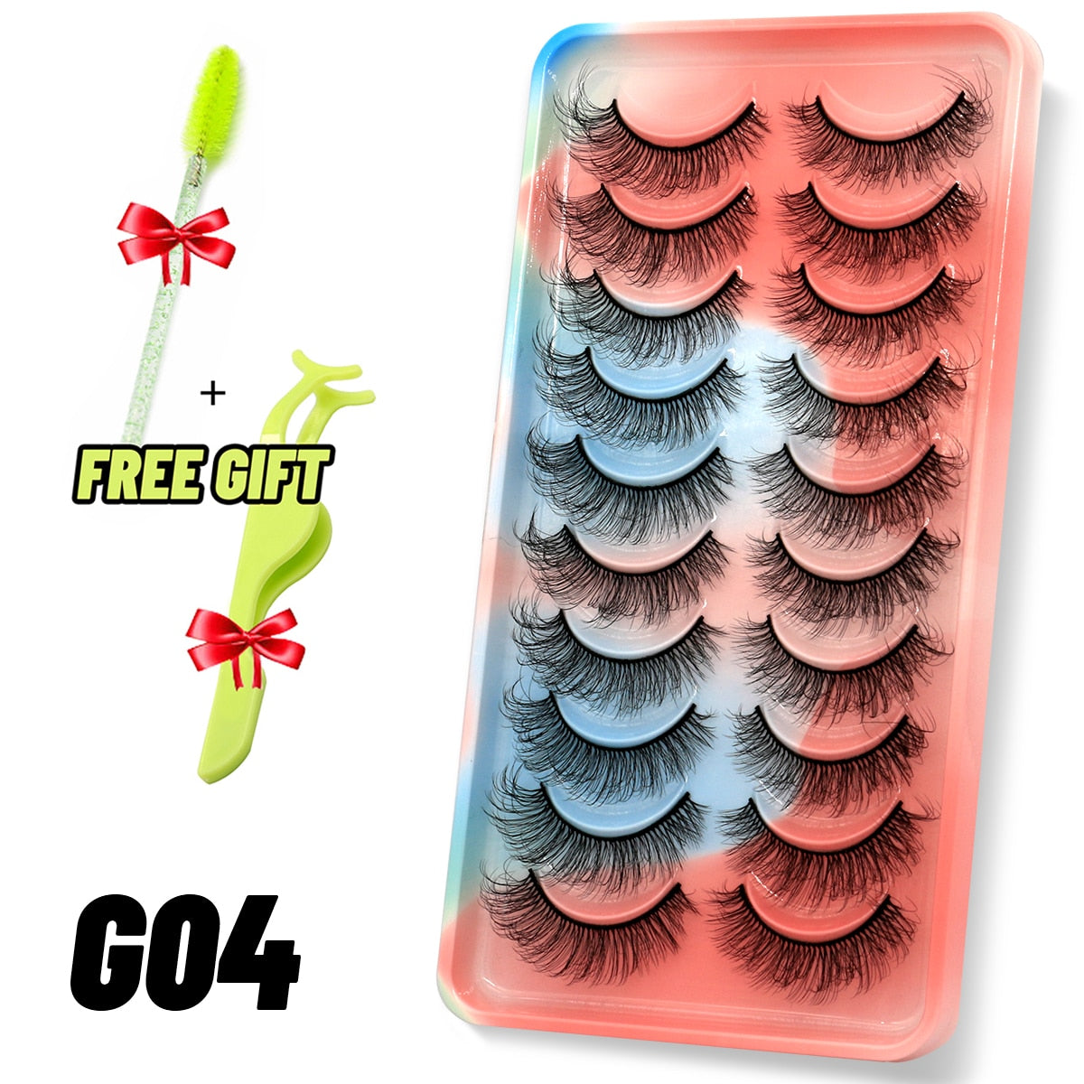 Dramatic False Eyelashes Cosplay 5/10 Pair 3D Mink Eyelashes Natural False Eyelashes